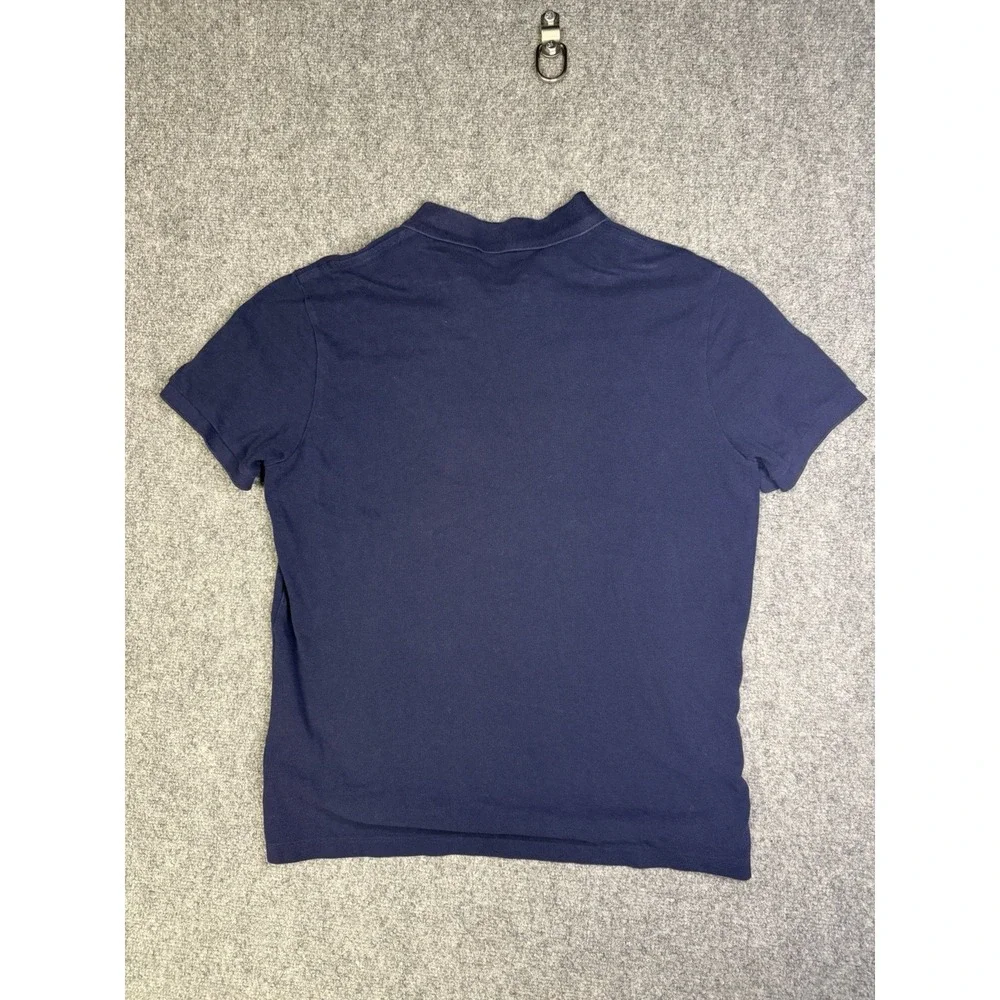 Men's Polo Ralph Lauren Big Pony #3 Shirt Size Large Custom Slim Fit Blue